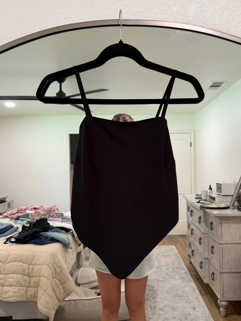 french kyss Black Bandanna Cami Top